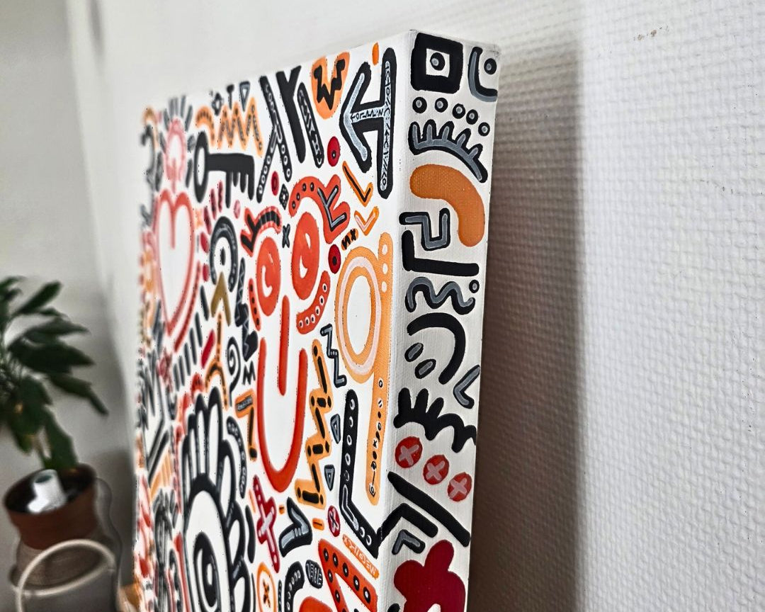 Détail signature et numérotation — pièce unique Luce Cee
