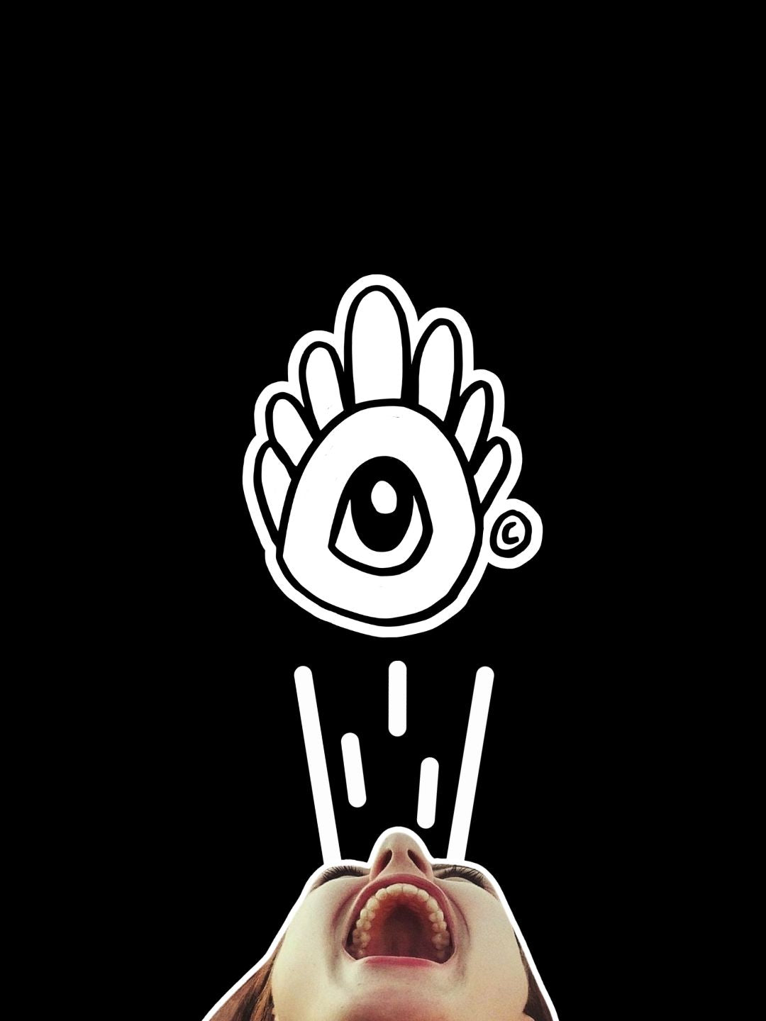 toujours regarder autour de soi , une clef très importante du bonheur luce cee l'a trouve si forte qu'elle l'a choisi pou son logo de marque 