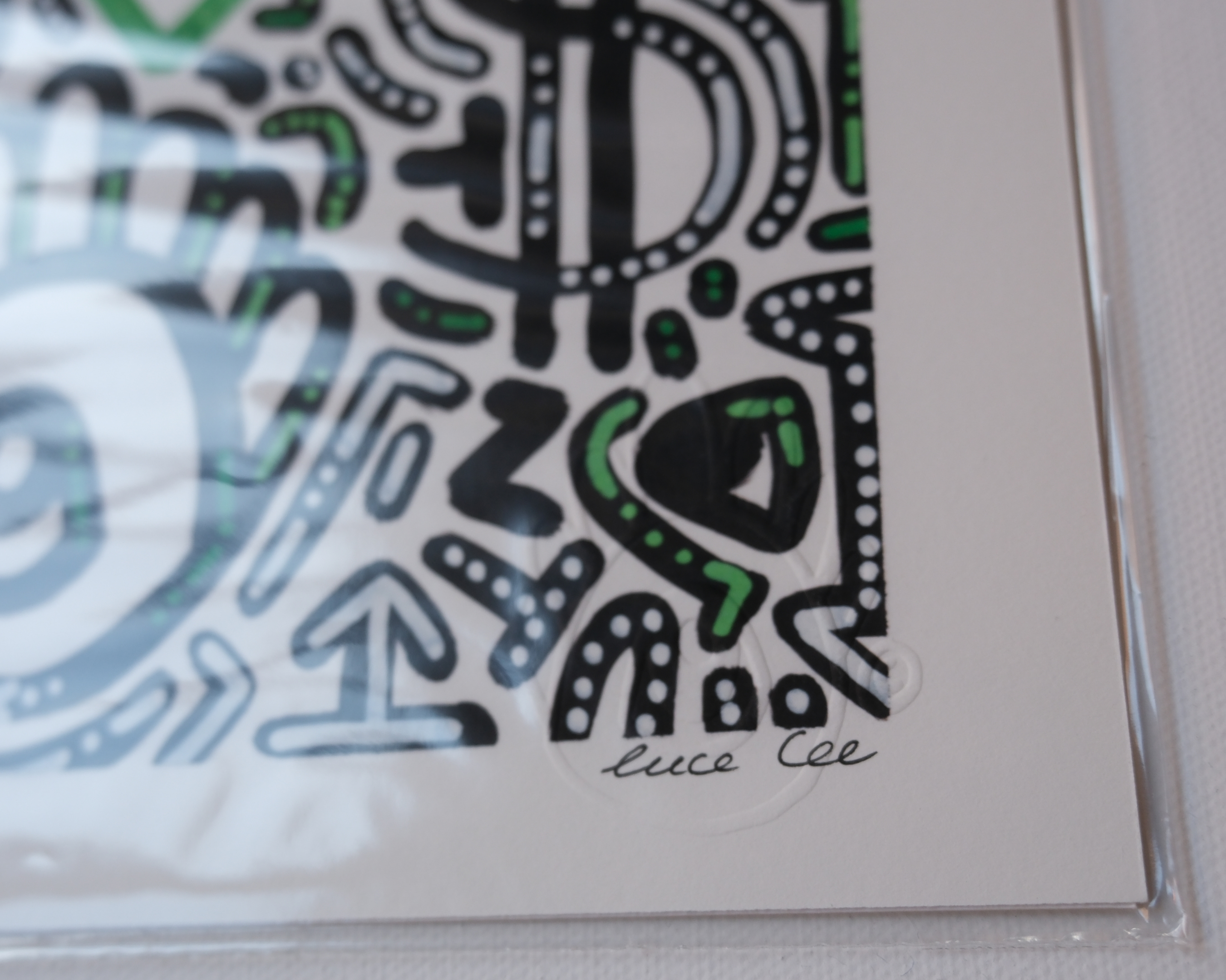 Motifs graphiques du print A4 Keep Smiling With Me n°2.