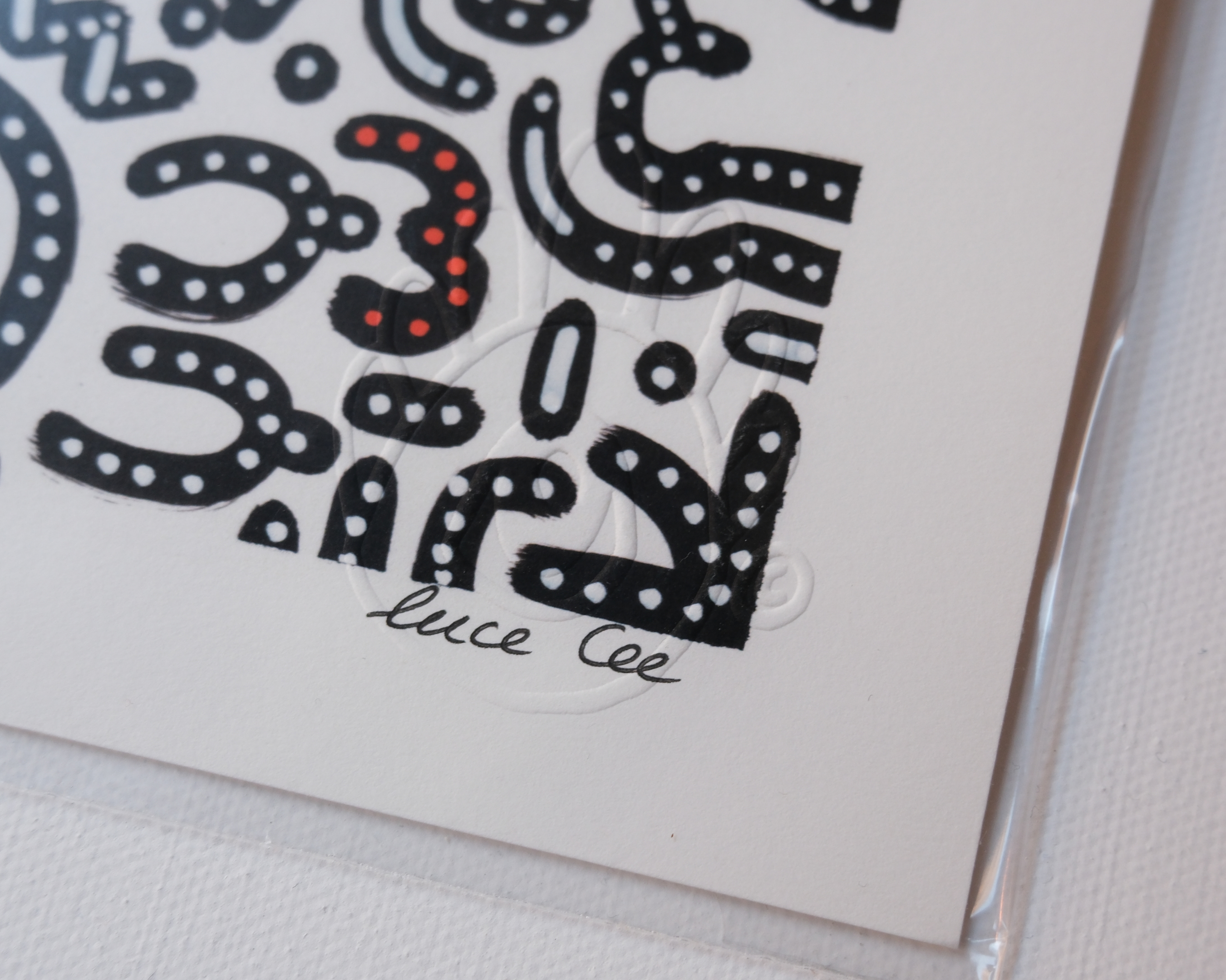 Motifs graphiques du print A4 Keep Smiling With Me n°3.
