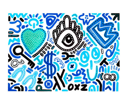 Vue détaillée du print A4 Keep Smiling With Me n°9.