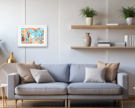 Vue détaillée du print A4 Keep Smiling With Me n°10.