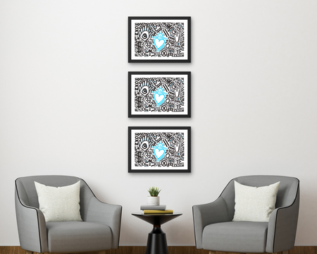 Vue détaillée du print A4 Keep Smiling With Me n°14.